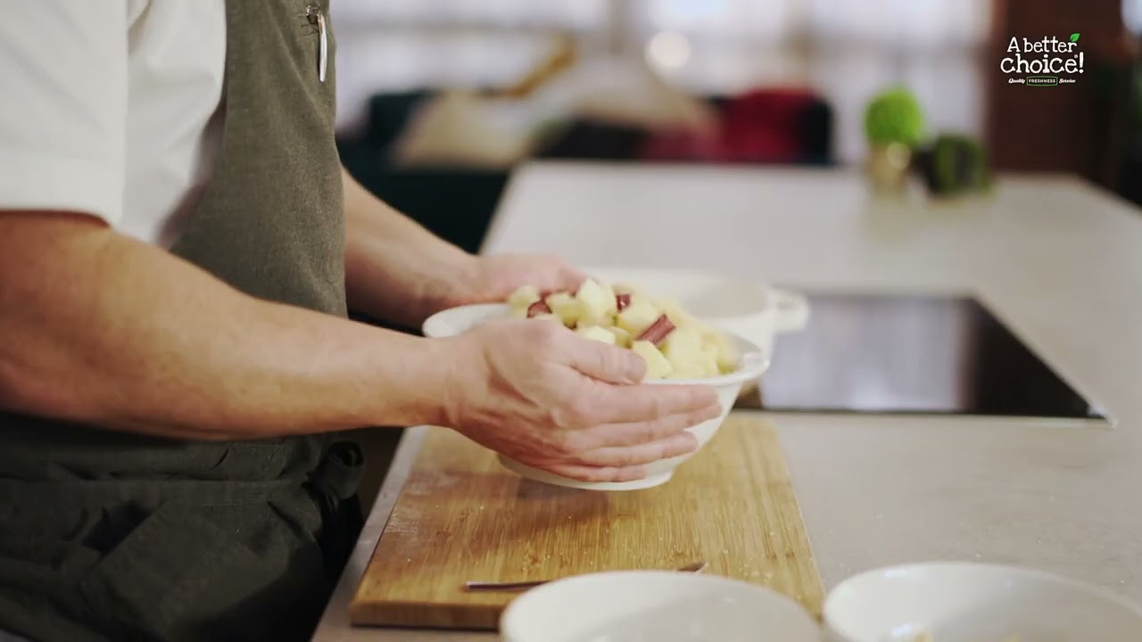 Delicious Pear, Apple, and Rhubarb Crumble Recipe | Easy Fruit Dessert
