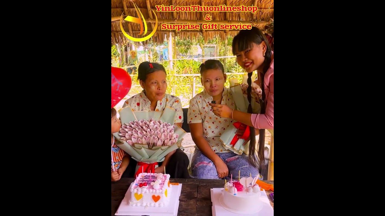 အမွာညီအမ၂ယောက်အတွက်surprise#09778440929 #surprisegift 