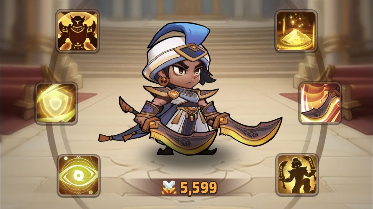 Tướng đỏ Hoàng tử Sa mạc trong Top Heroes ( Desert Prince Hero) ! Ngày 51