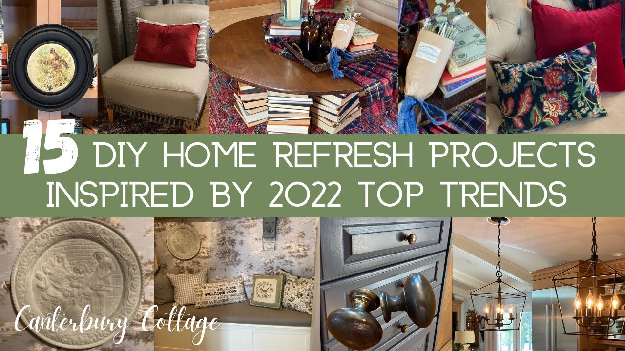 15 Home Refresh DIY Projects Inspired by the Top Trends