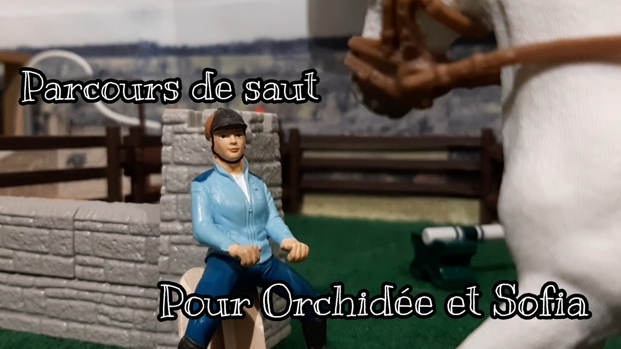 [Série 2 : épisode 6] Sofia s'entraîne sur un parcours de saut⚡|vidéo schleich🐎