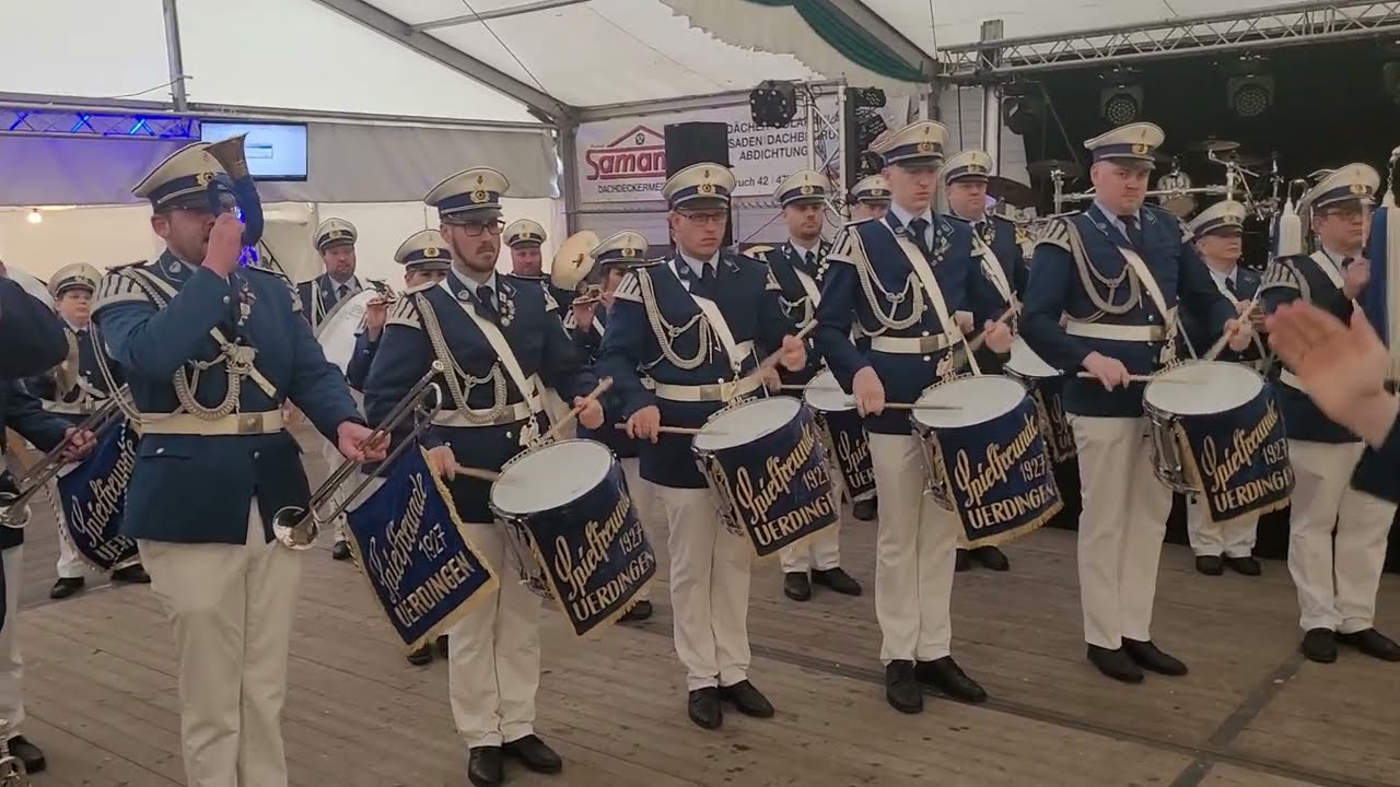 Schützenfest Klein Jerusalem 2024 Ständchen im Zelt San Carlo Marsch  Vom 04.05.2024🥁🥁