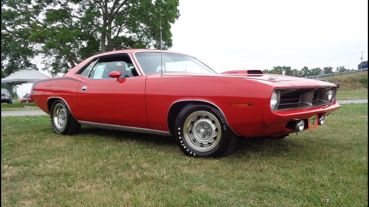 1970 Plymouth Cuda in Red with a factory 426 Hemi 4 Speed & Ride on My Car Story with Lou Costabile