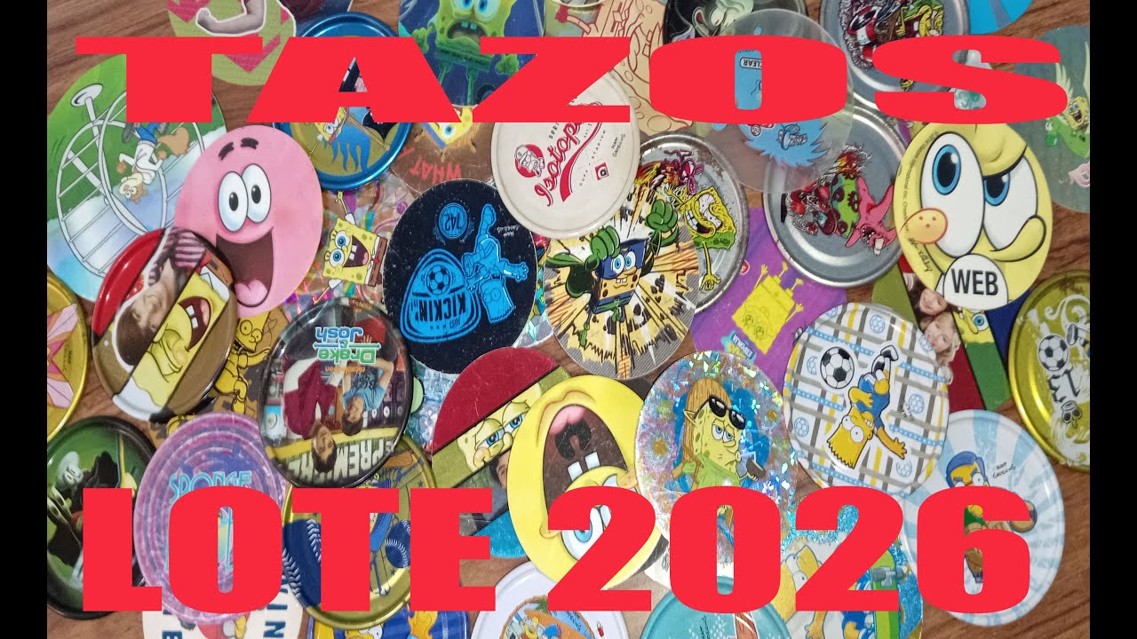 Lote de Tazos 2026 GENIALES Pendiente ¡YU GI OH!