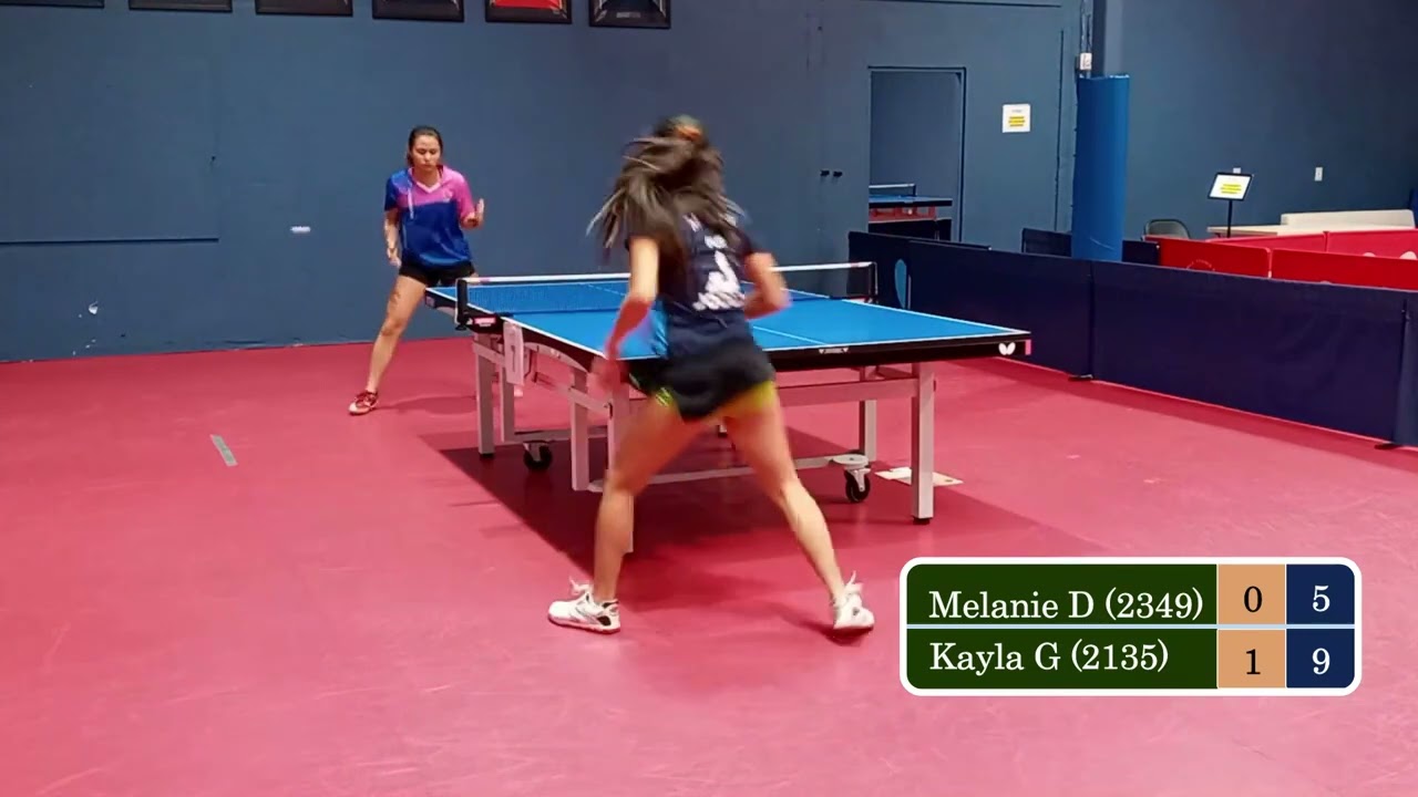 Melanie Diaz (2349) vs Kayla Goodwin (2135) - Butterfly Bay Area Championship at TTA on 6-4-2022