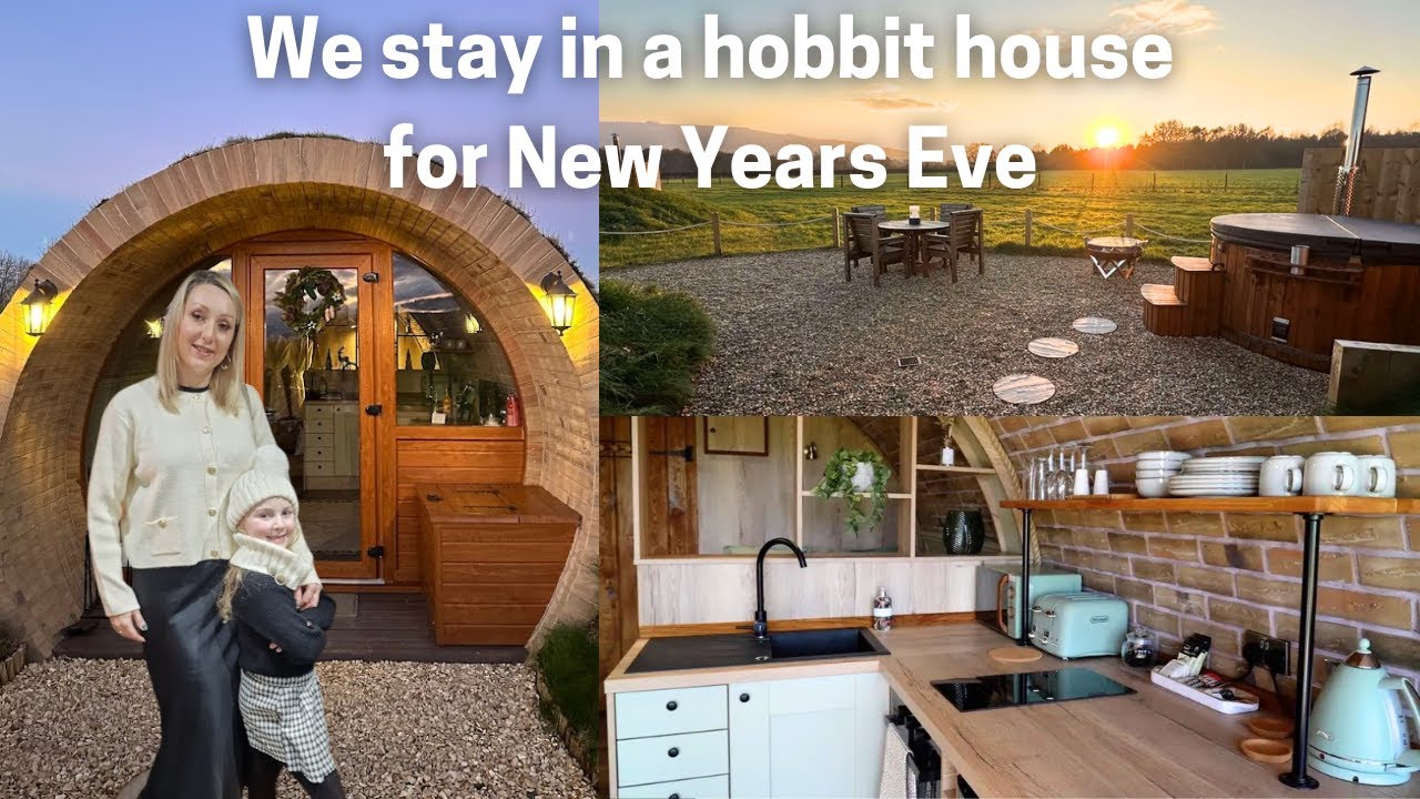 Weekend Vlog staying in a hobbit house | Glamping | The Cotswolds | Bredon View | Daylesford Farm |