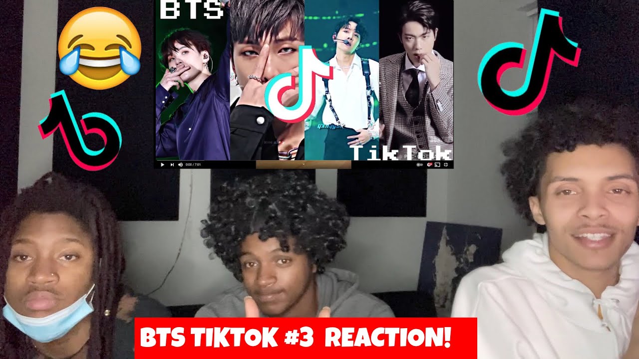 IM CRYING 😂  AMERICANS  REACT TO BTS TikTok Compilation 2021 #3