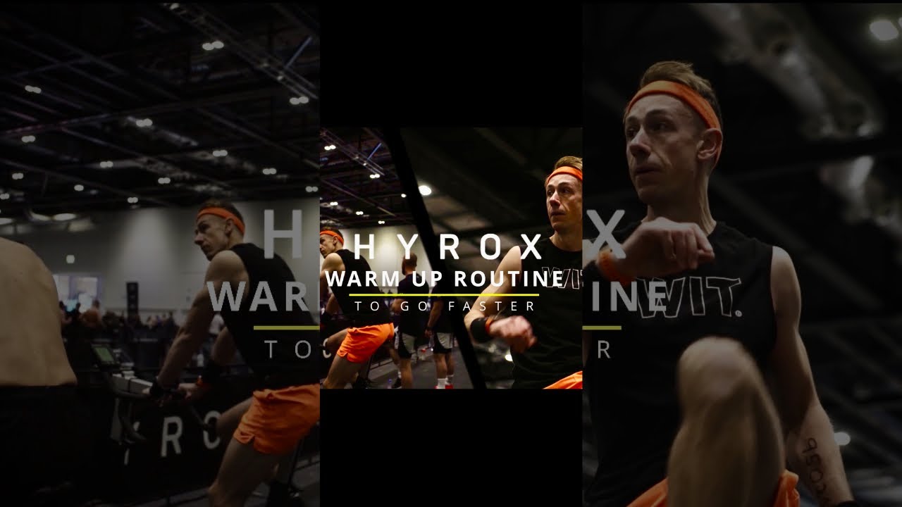 hyrox race day warm up routine to go faster // hyrox mobility routine to go fast at your hyrox race