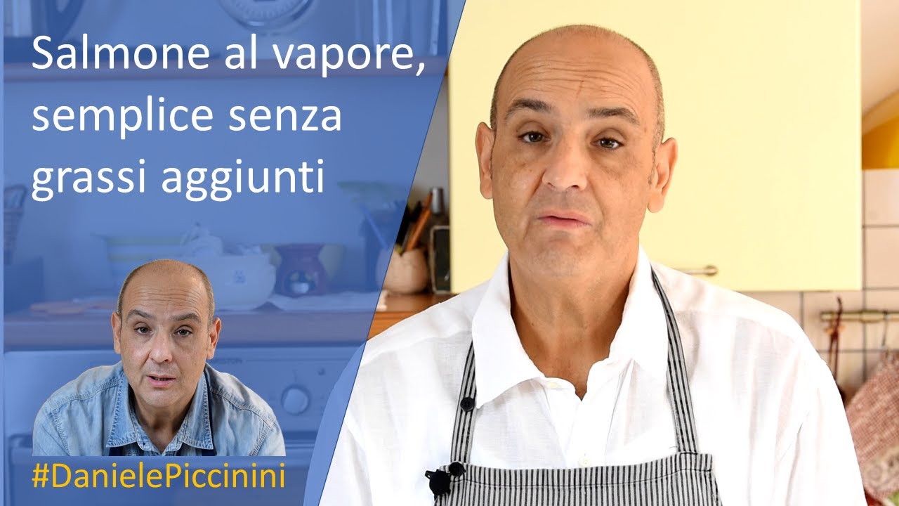 Salmone al vapore, semplice senza grassi aggiunti