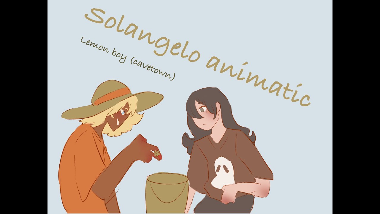 Solangelo animatic, lemon boy (cavetown)
