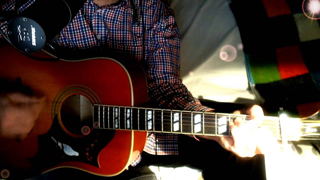 One ~ U2 - Johnny Cash ~ American III: Solitary Man ~ Cover w/ Epiphone Dove Pro VB & Bluesharp