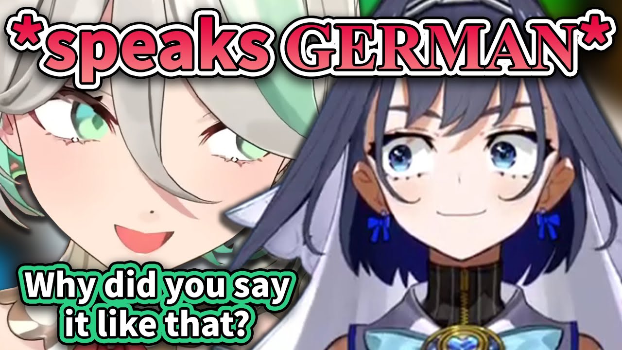 Kronii Trying to Speak German in front of Cecilia but...