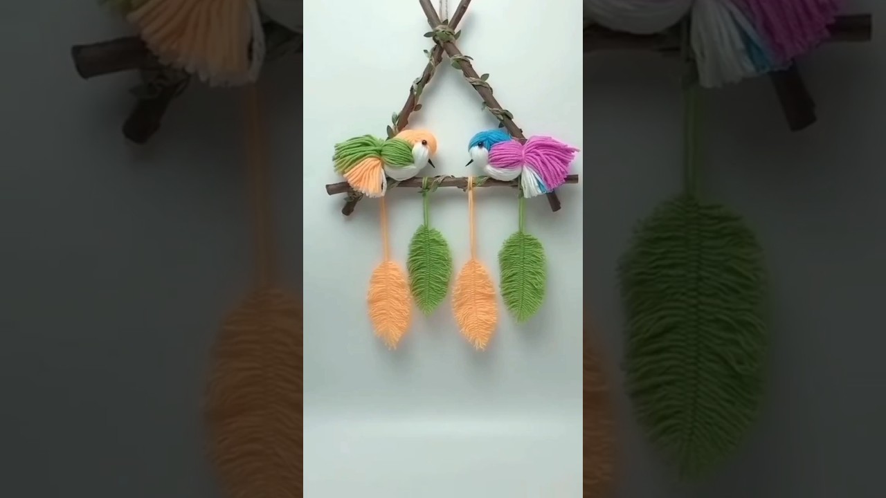 Make Beautiful Birds With Wool ❤️❤️