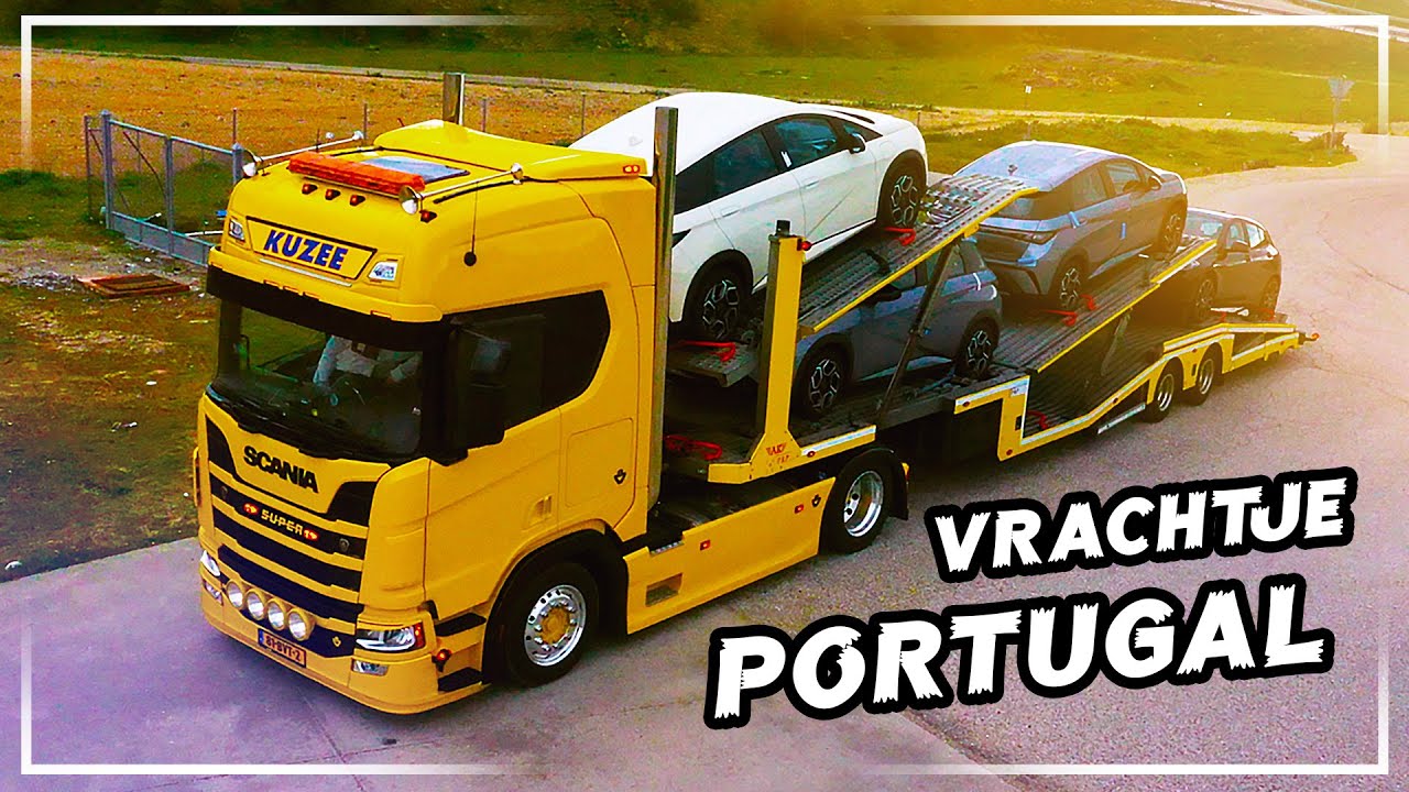 🚚 TWEE MAN sterk naar PORTUGAL | Kuzee Autologistiek | Jeffrey Kerkhove