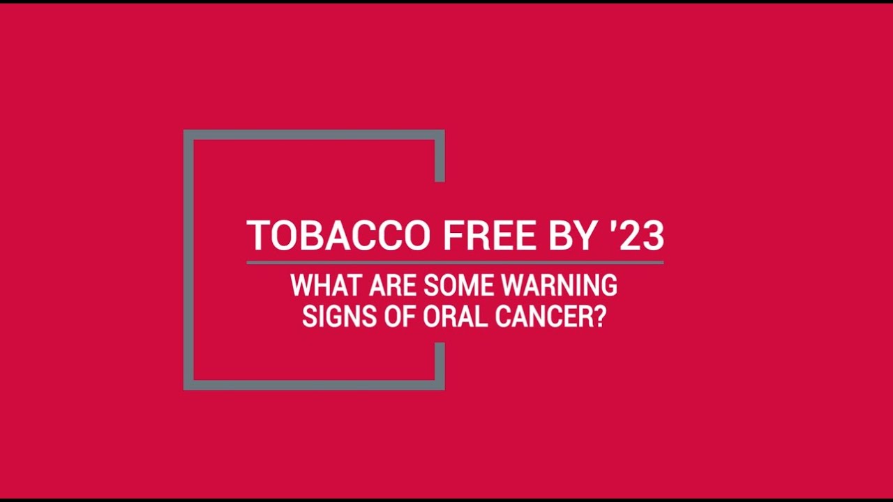 What Are Some Warning Signs Of Oral Cancer?
