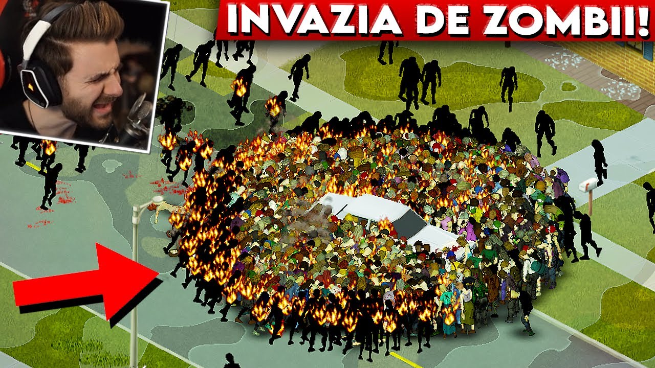 SUPRAVIETUIM vs SUTE DE ZOMBII? PROJECT ZOMBOID!