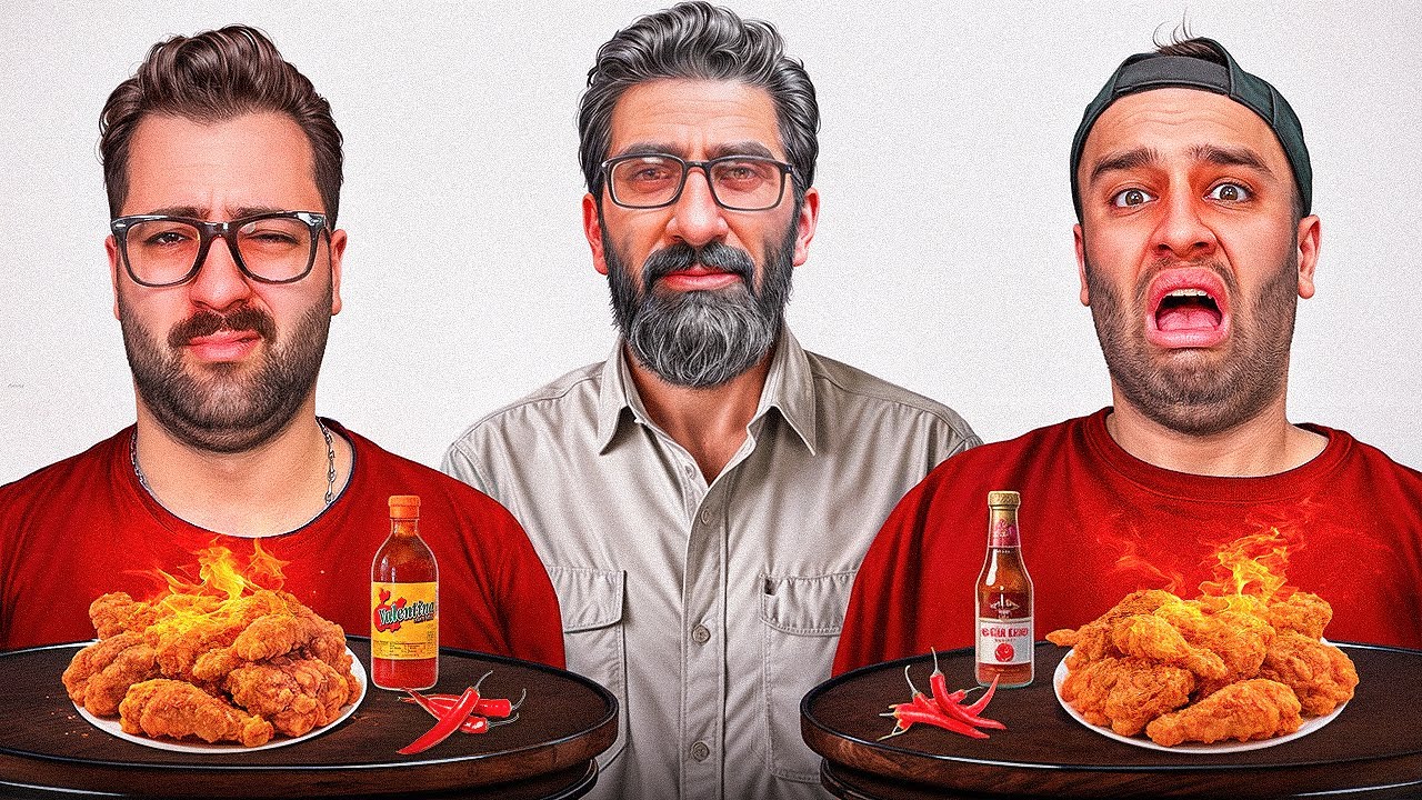 سوپری محل هرچی تند بود بهمون خوروند🌶️🔥