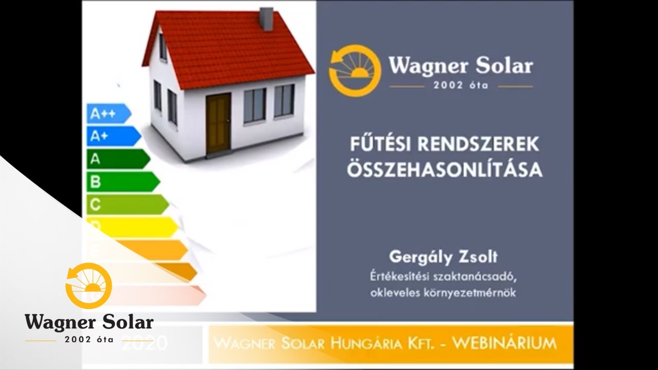 Webinárium - Fűtési rendszerek összehasonlítása │Wagner Solar
