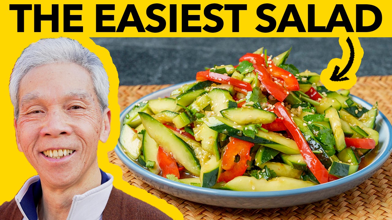 🥒 Smashed Cucumbers: Your new favorite salad! (拍黃瓜)
