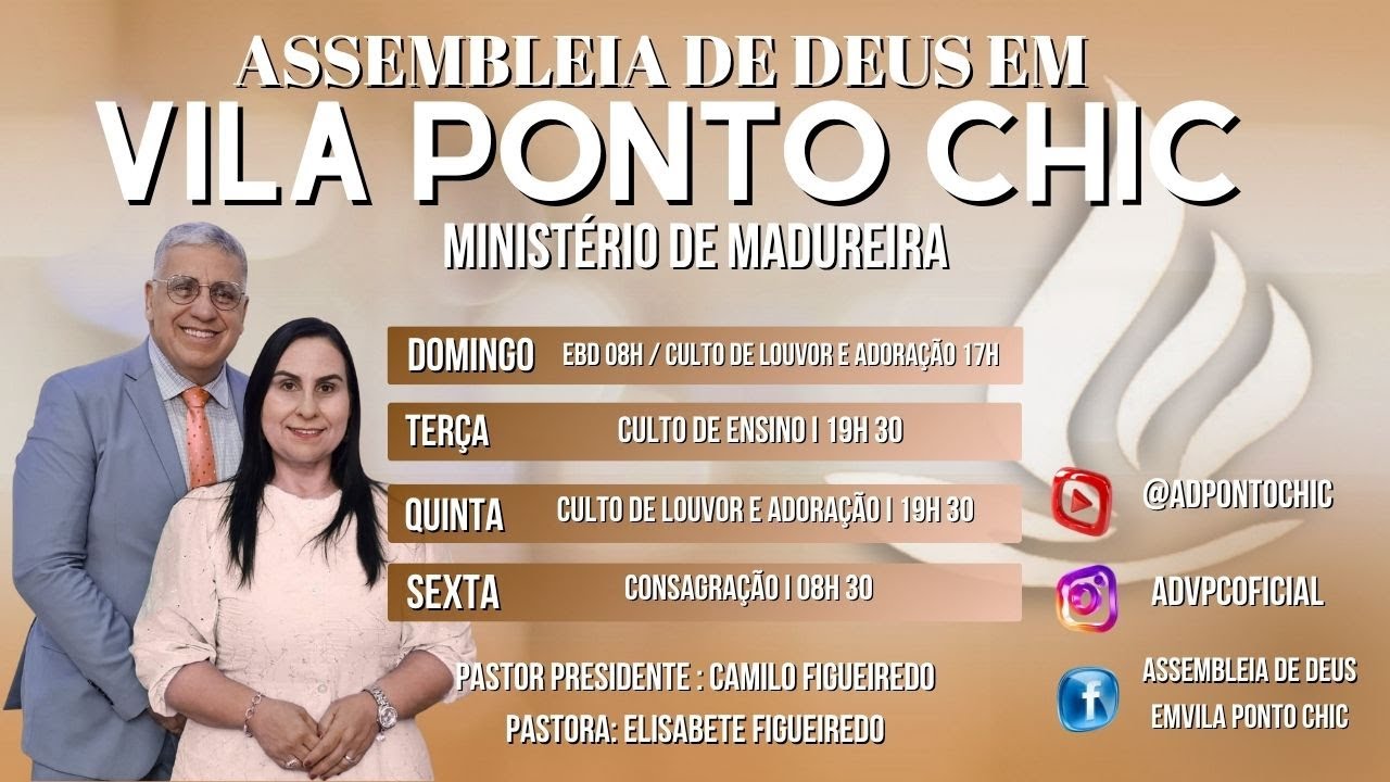ADVPC -  CULTO DE LOUVOR E ADORAÇÃO - 15/MAR/2026