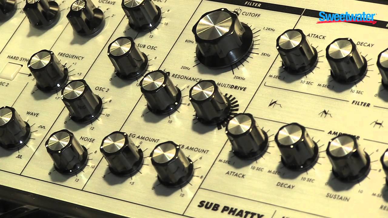 Moog Music Sub Phatty Analog Synthesizer - Sweetwater at Winter NAMM 2013