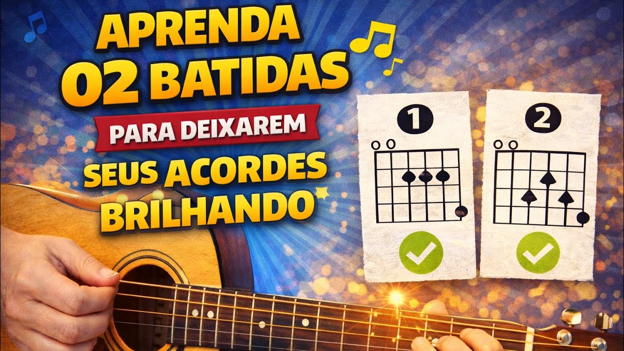 Aprenda 02 batidas para deixarem seus acordes brilhando