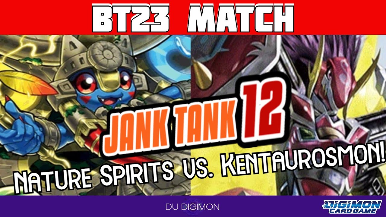 Духи природы против Кентауросмонов! // Матч BT23 Digimon TCG // Jank Tank 12 Эпизод 2