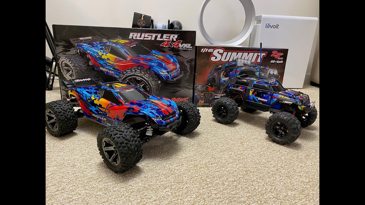 Traxxas rustler 4x4 vxl self righting