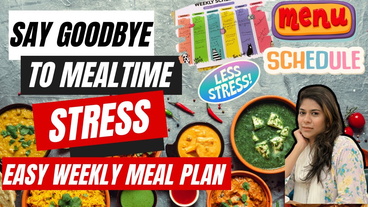 Say Goodbye to Mealtime Stress with My Easy Weekly Menu 🤫  #weeklyplan