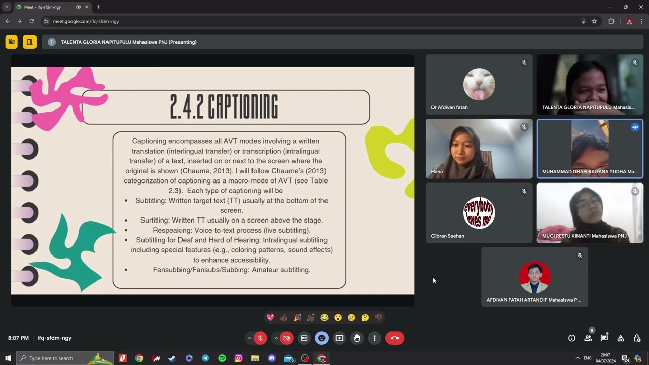 Audiovisual translation and Humour - GROUP B