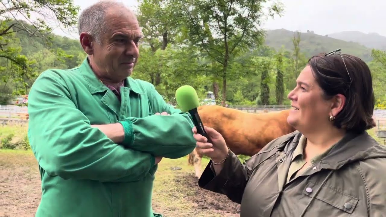 Francisco Aramburu, ganadero y carnicero que acudió a la Feria de Corao / El Campo de Asturias