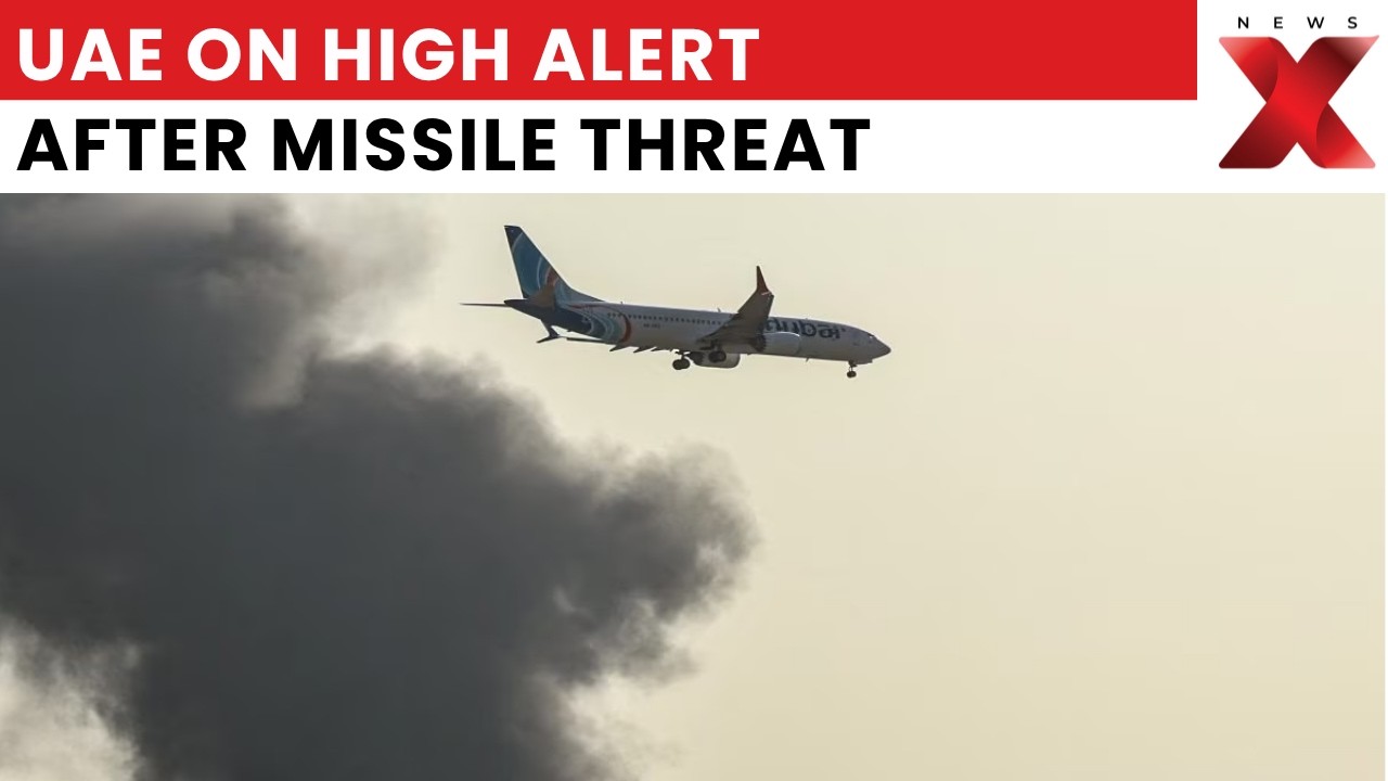 Shocking moment as UAE air defences intercept missiles and drones from Iran | NewsX