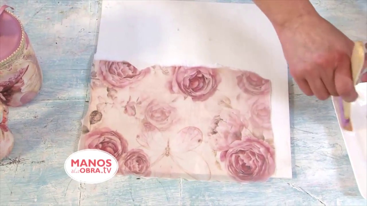 Caja de Te Vintage - Sublimacion sobre papel de seda  - Decoupage