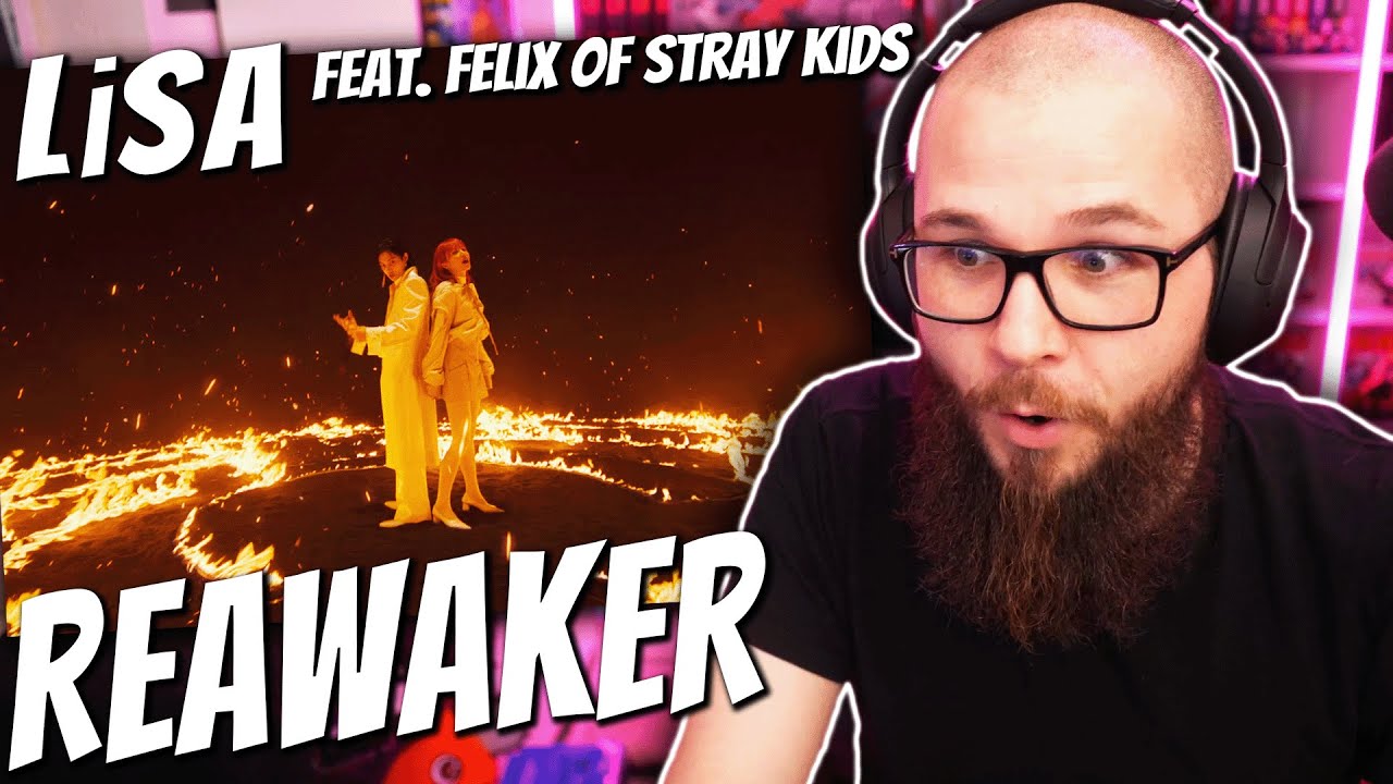 FIRST TIME Reacting to LiSA 'ReawakeR (feat. Felix of Stray Kids)' M/V