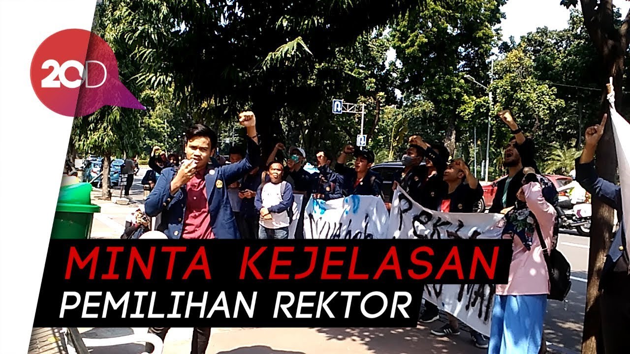 Dari Bandung, Mahasiswa Unpad Demo di Gedung Kominfo