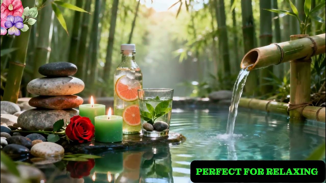 ASMR Relaxation with Soothing Water and Bird Sounds 🌿Relieves Stress, Anxiety, Depression, the Heart