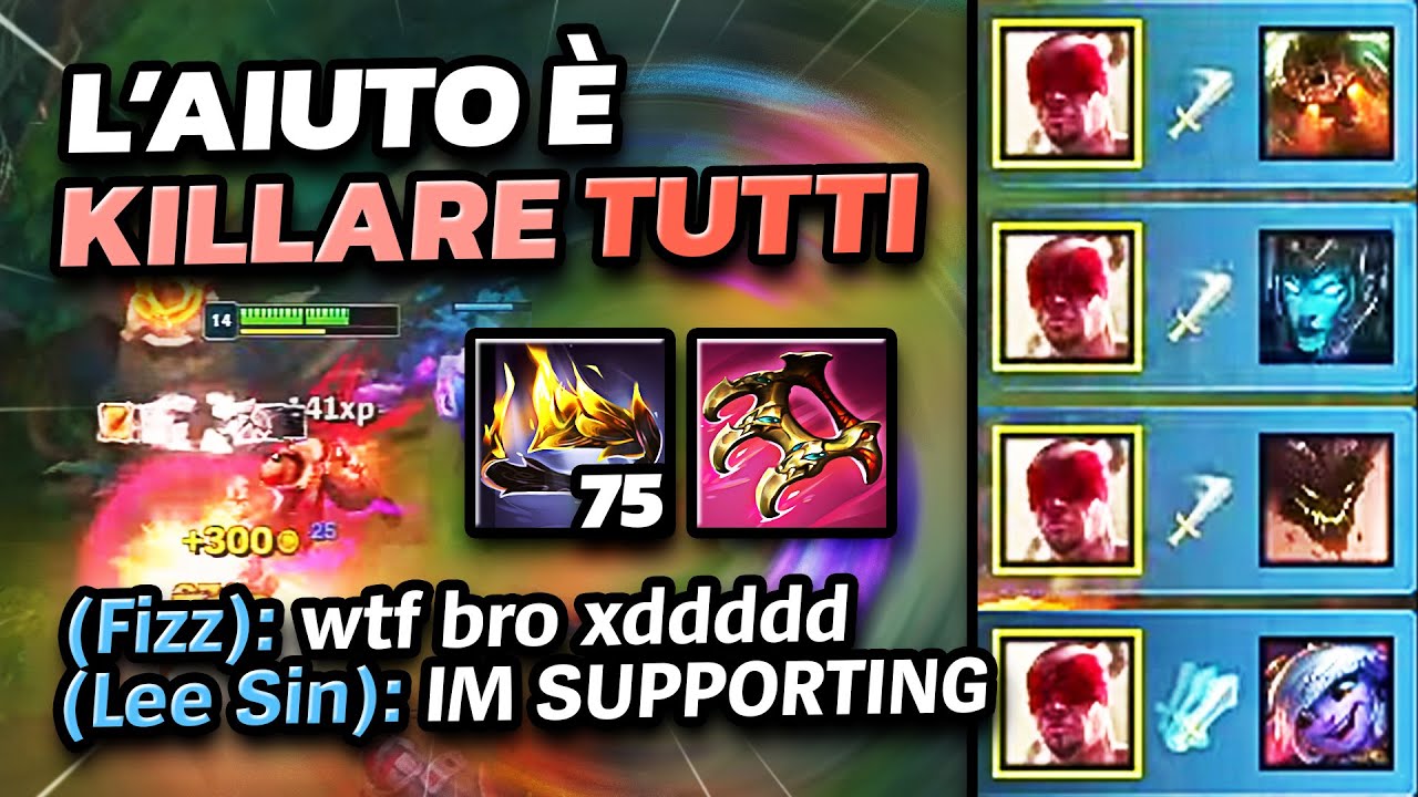 IL SUPPORT CHE RIMUOVE I NEMICI (30+ kills, 1200 danni critici) - League of Legends ITA