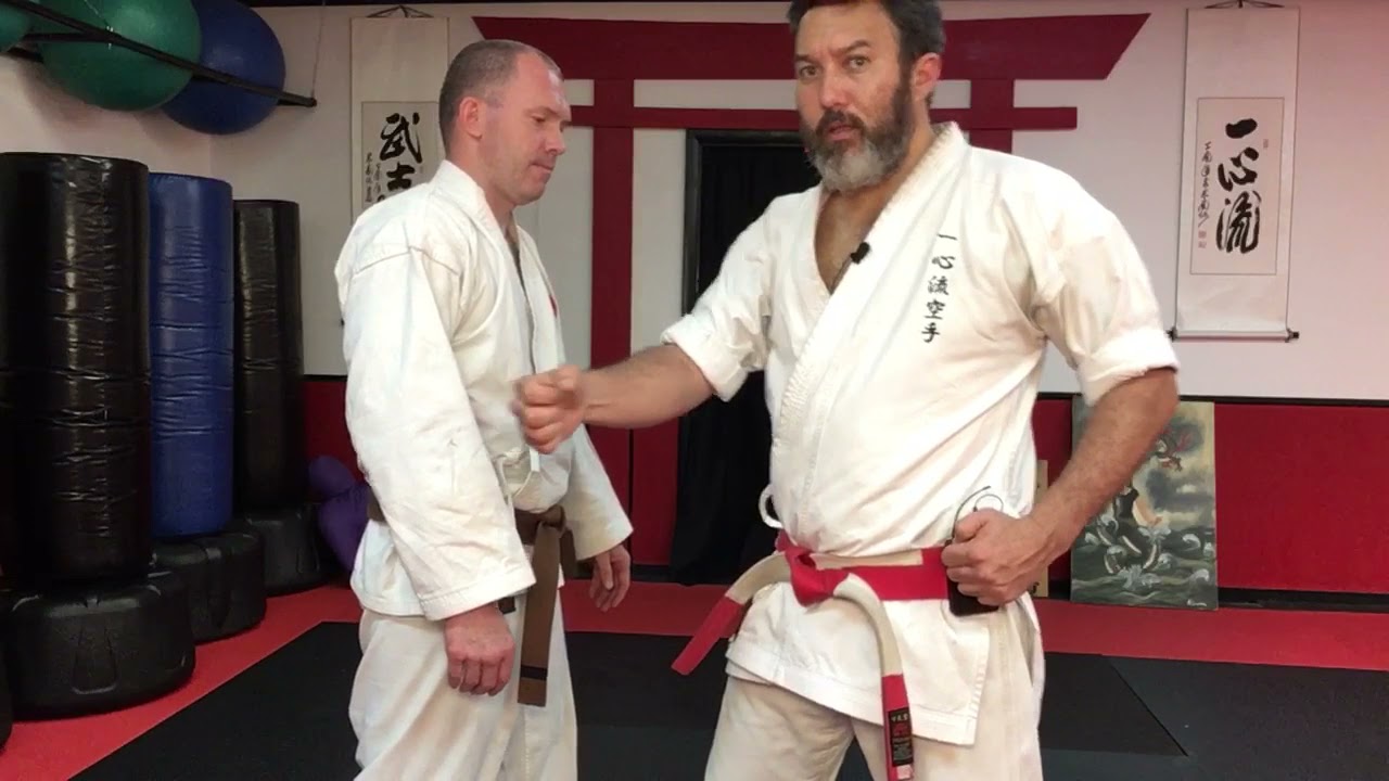 Isshinryu bunkai!  Learn to apply the first technique taught in the Isshinryu method!