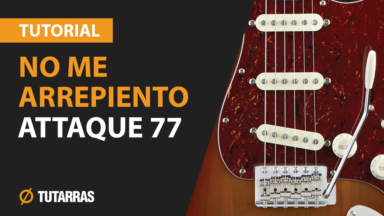 Como tocar NO ME ARREPIENTO DE ESTE AMOR en Guitarra electrica CLASE TUTORIAL