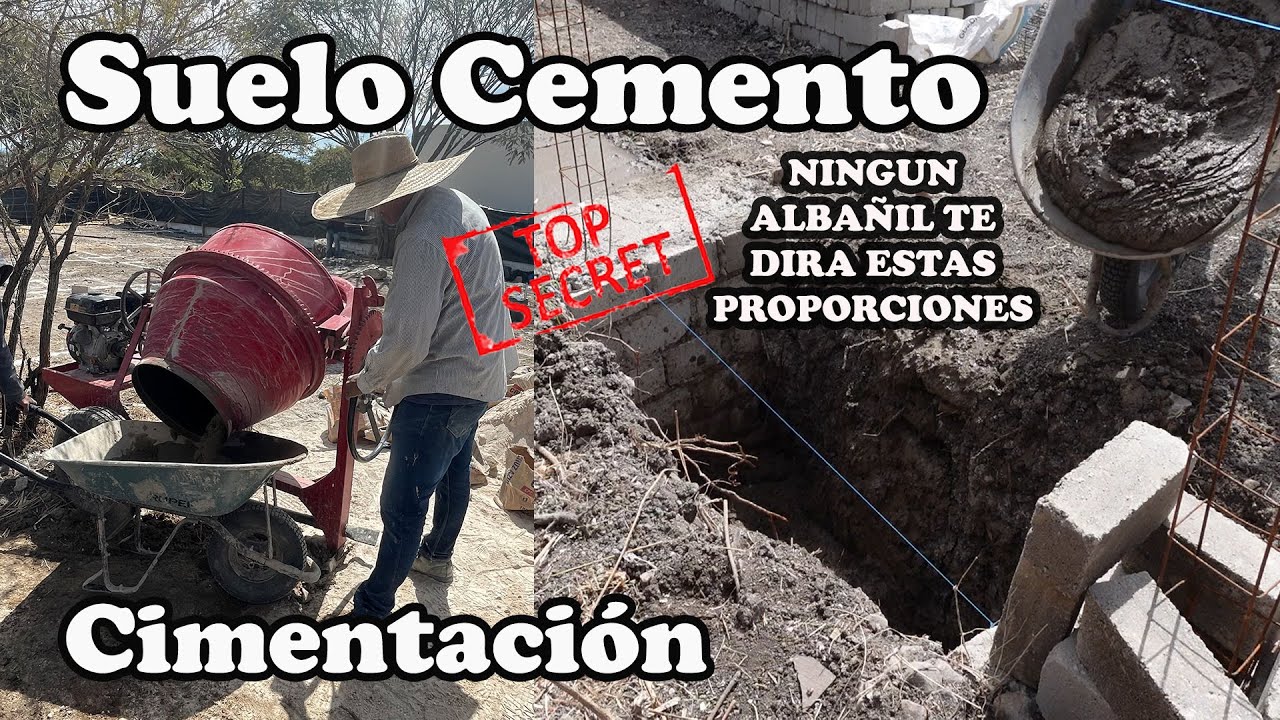 Como Hacer Mezcla Suelo Cemento - Como Empezar Cimientos