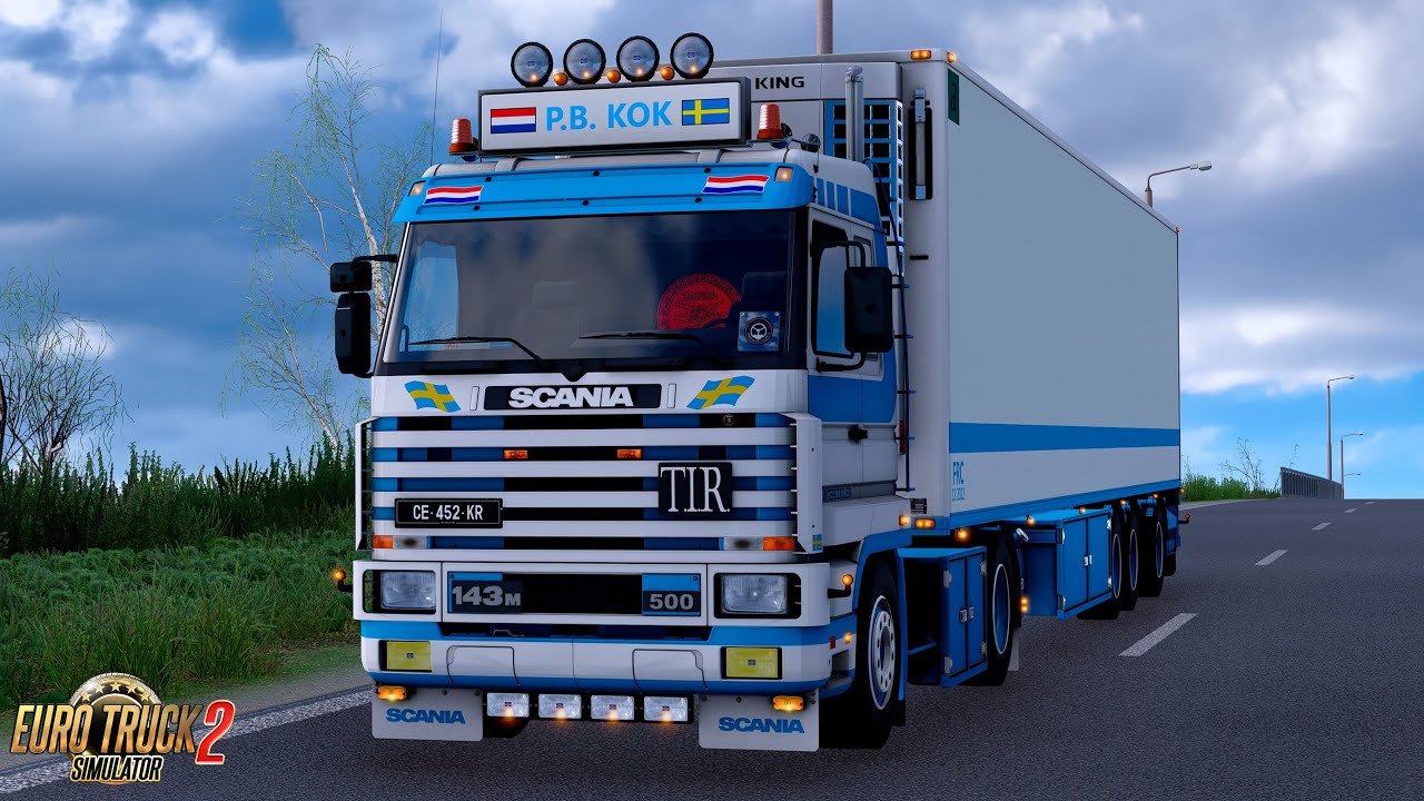 Retro Beast Returns! 🇸🇪 SCANIA 143M Classic +| Ultra Realistic ETS2 [SnowyMoon] | 4K POV |#ets2