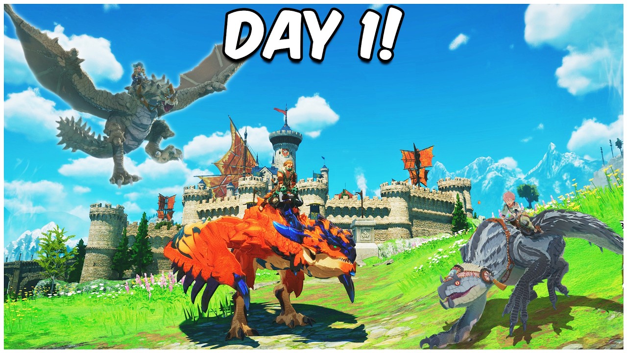 DAY 1 In This Brand NEW MONSTER TAMING Game And It's Breathtaking!