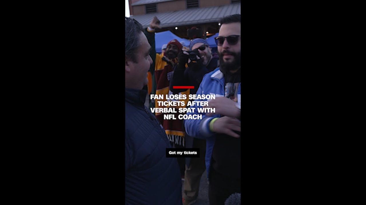 Fan loses season tickets after verbal spat with NFL coach