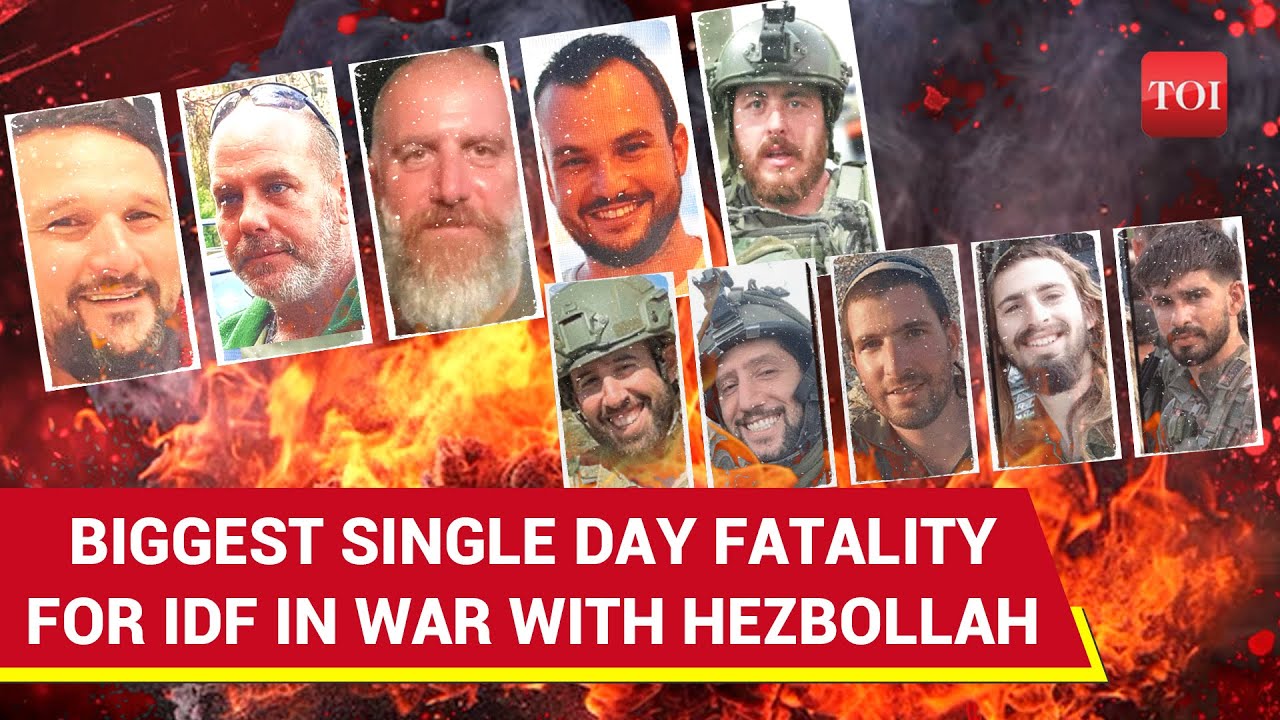 '10 Israeli Soldiers Killed In 24 Hours': IDF Confirms Fatalities As Hezbollah Inflicts Biggest Blow