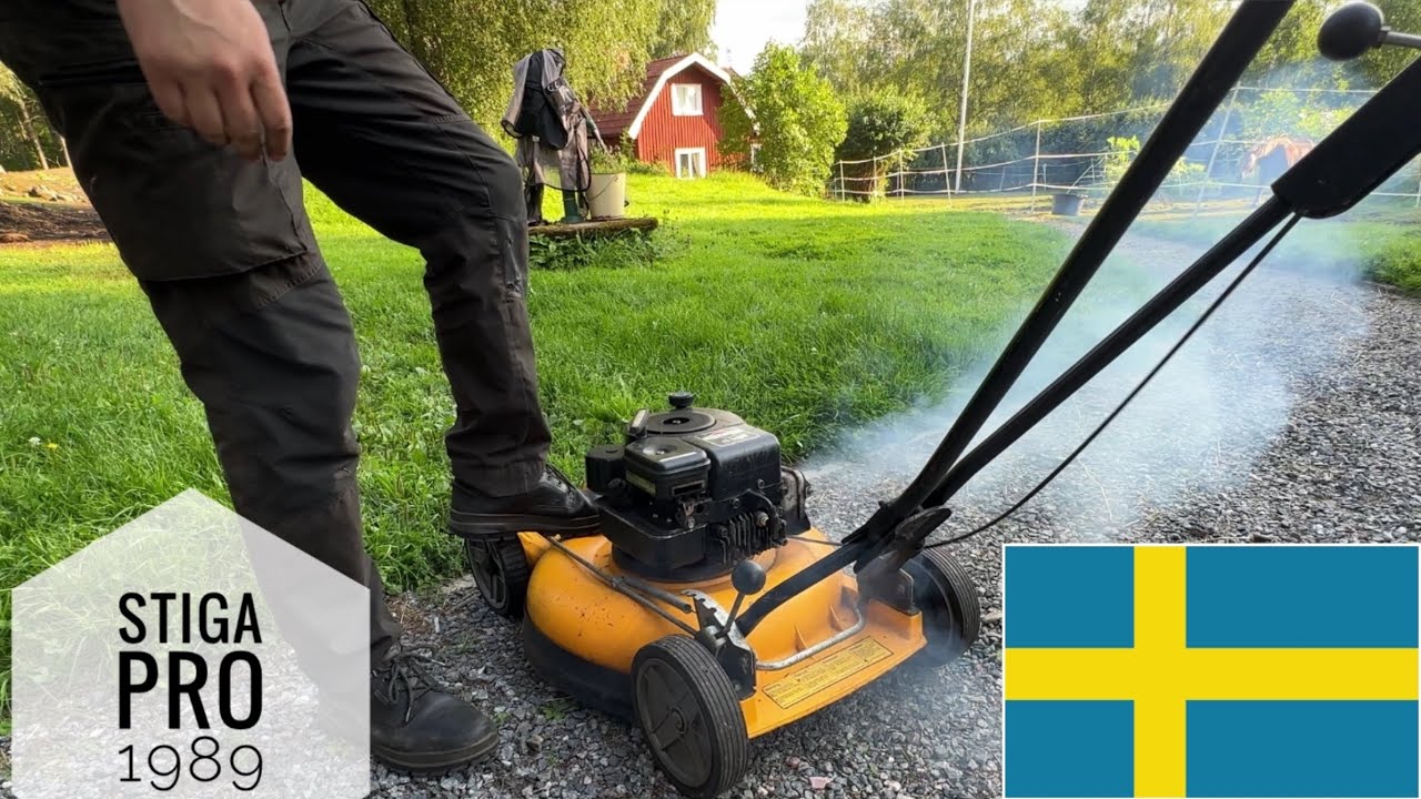 “Miniprojekt” Stiga Pro 511s, fixa dämpning av motorn