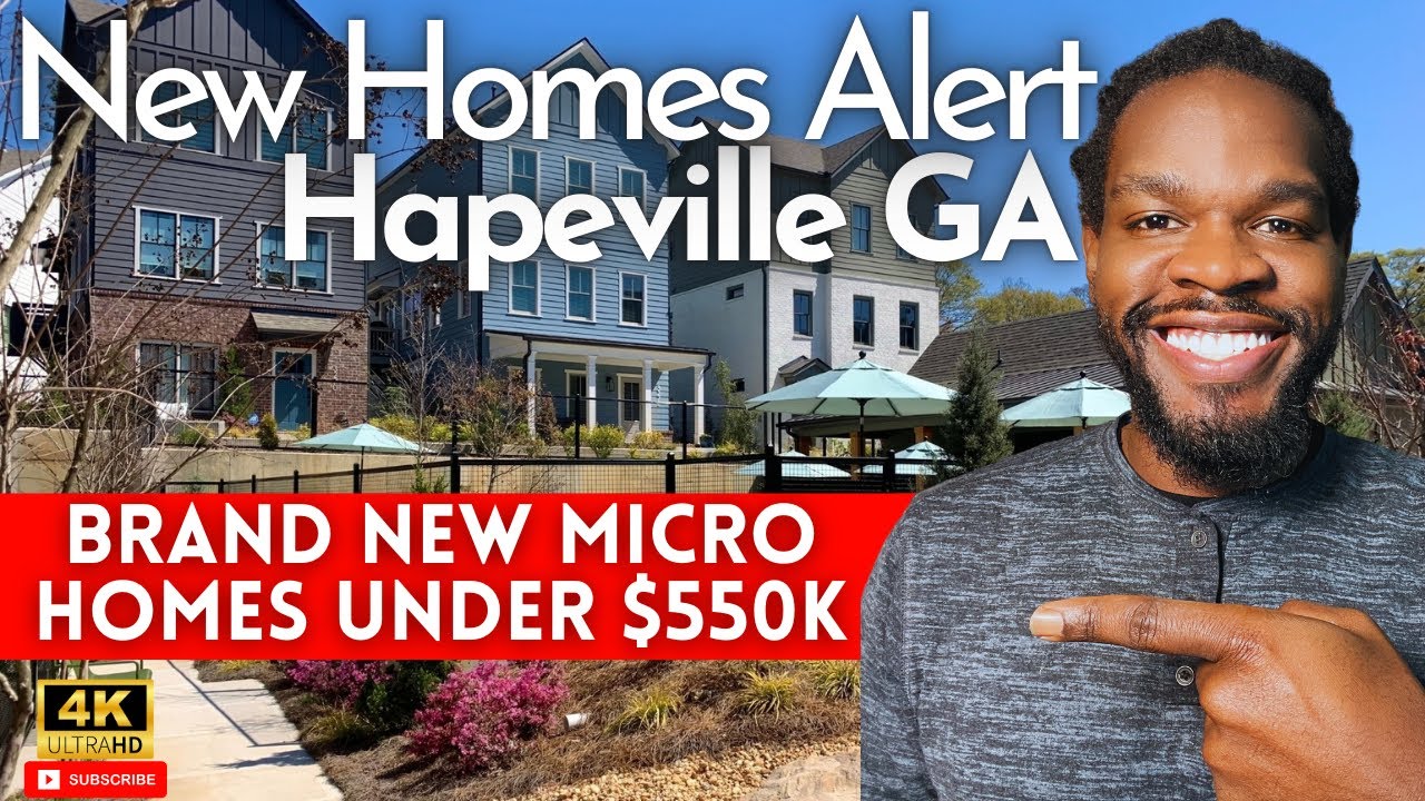 Living in Hapeville GA: The NEWEST Homes Under $550K | Part 2 | Atlanta Suburbs