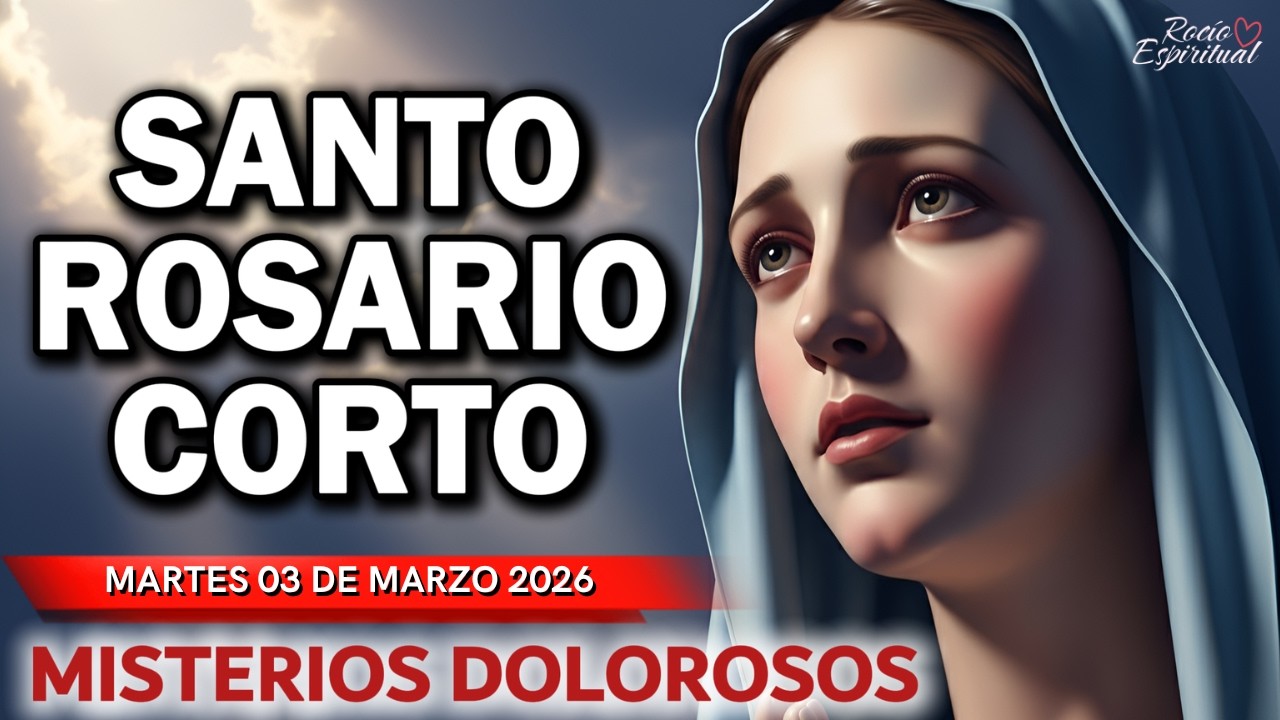 📿 Santo Rosario de Hoy 03 de Marzo | Misterios Dolorosos | Virgen María