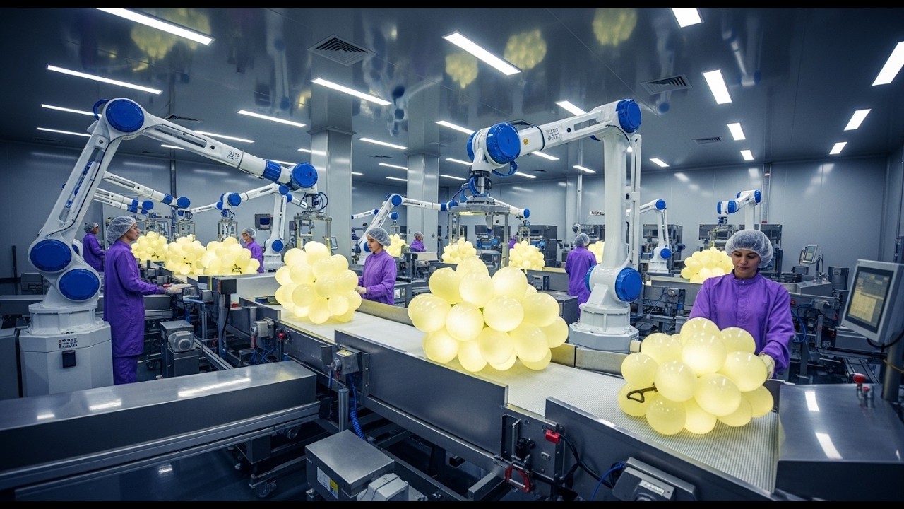 🍇Inside a Modern White Grape Juice Factory | From Fresh Grapes to Crystal-Clear Juice (Full Process)