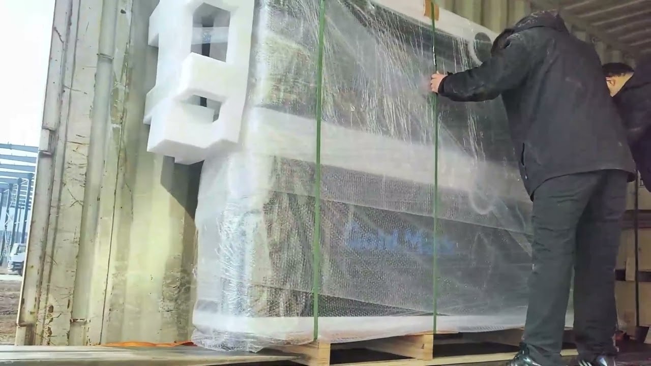 Gold mark laser  6015 laser cutting machine packed and shipped