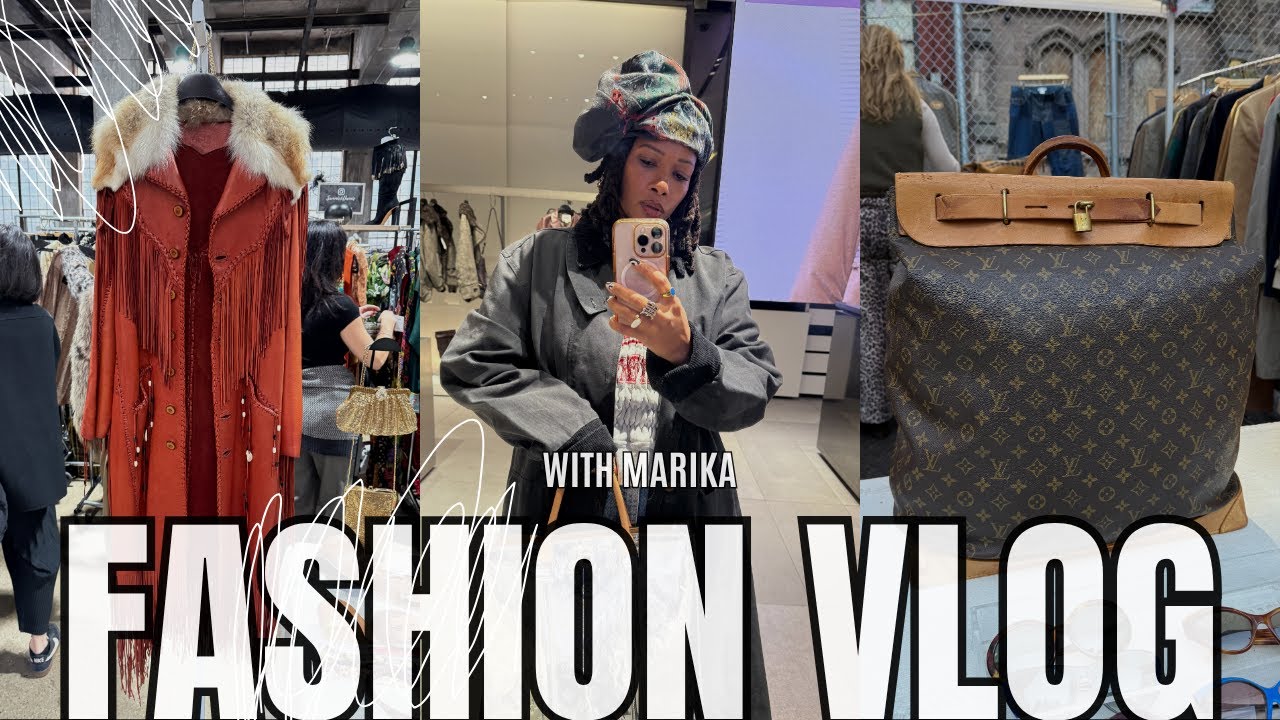 VLOG | Блошиный рынок в Челси, винтажная поп-ап-покупка «Актуальное дело», браслет своими руками,...